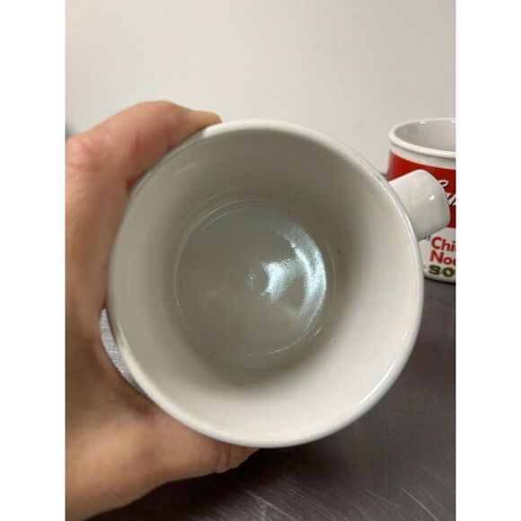 🌼5for$25🌼Campbell’s Chicken Noodle Soup White Tea Cup Coffee Mug 1997 - Picture 2 of 8